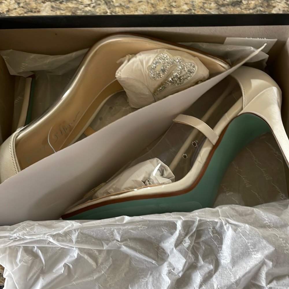 Brand New - Never Worn Betsy Johnson Bridal Shoes